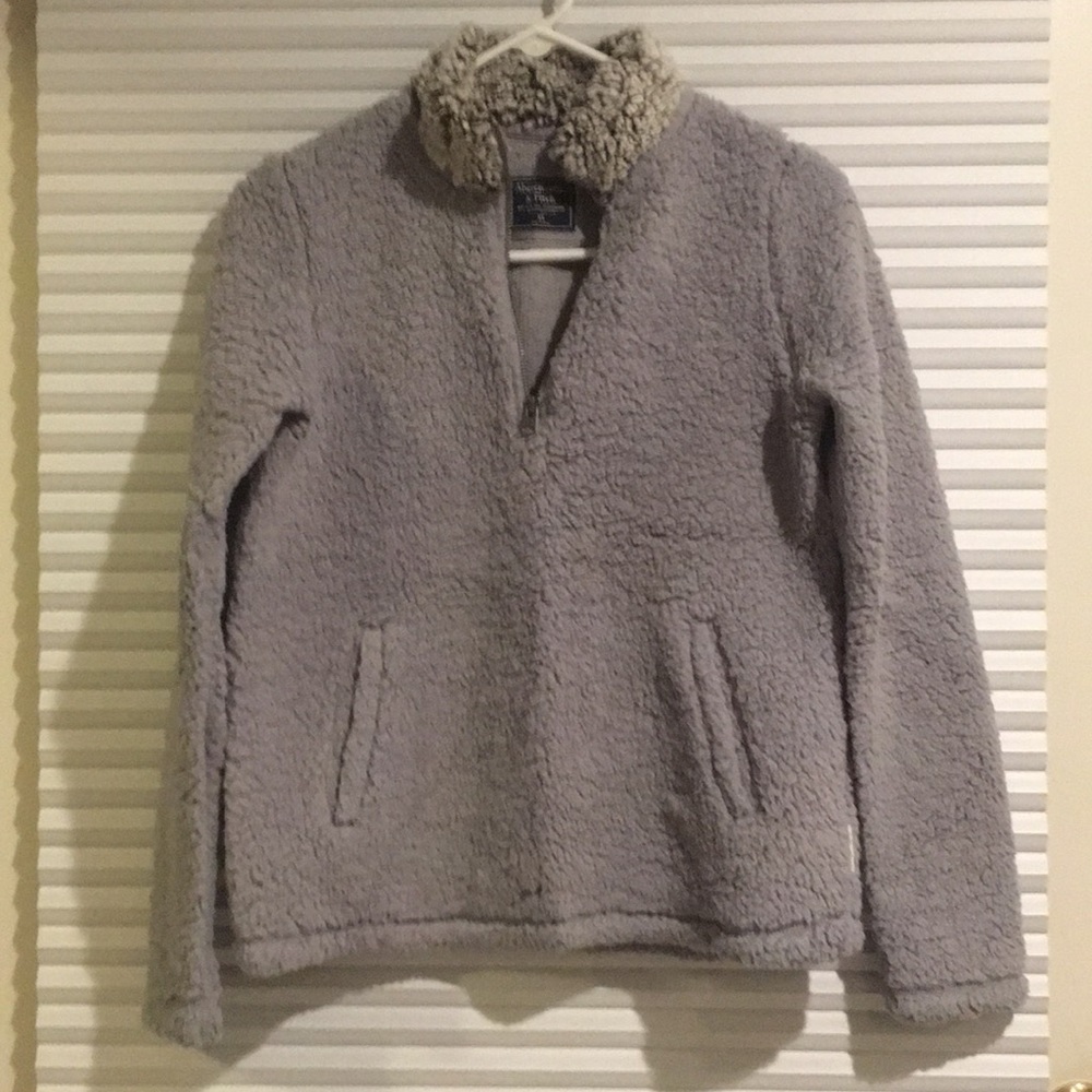 Abercrombie And Fitch Sherpa Pullover - image 1